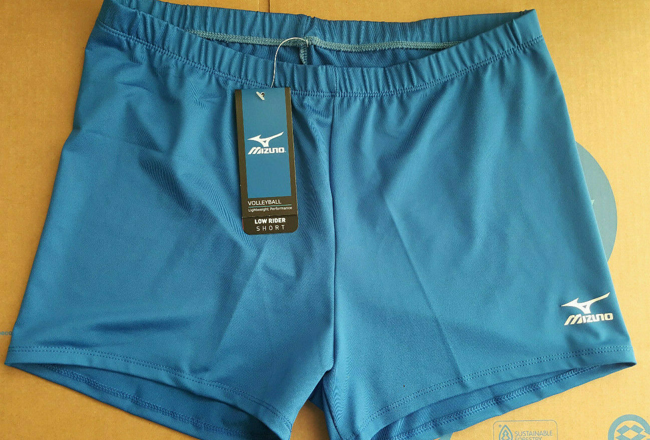 mizuno women's flat front low rider volleyball short